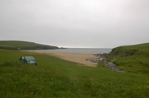 Skaw Beach, Schottland